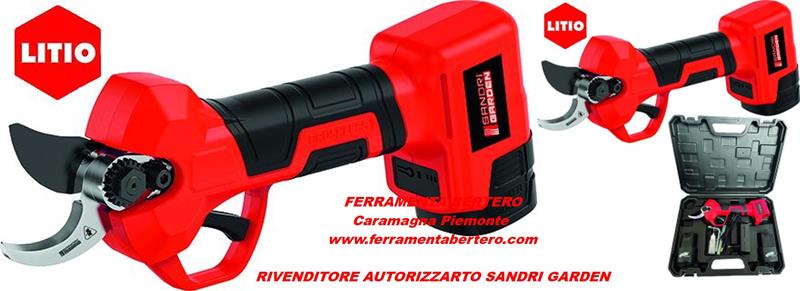 FORBICI Per POTATURA SANDRI SG-FP 3200 2 BATT 16,8V 2AH